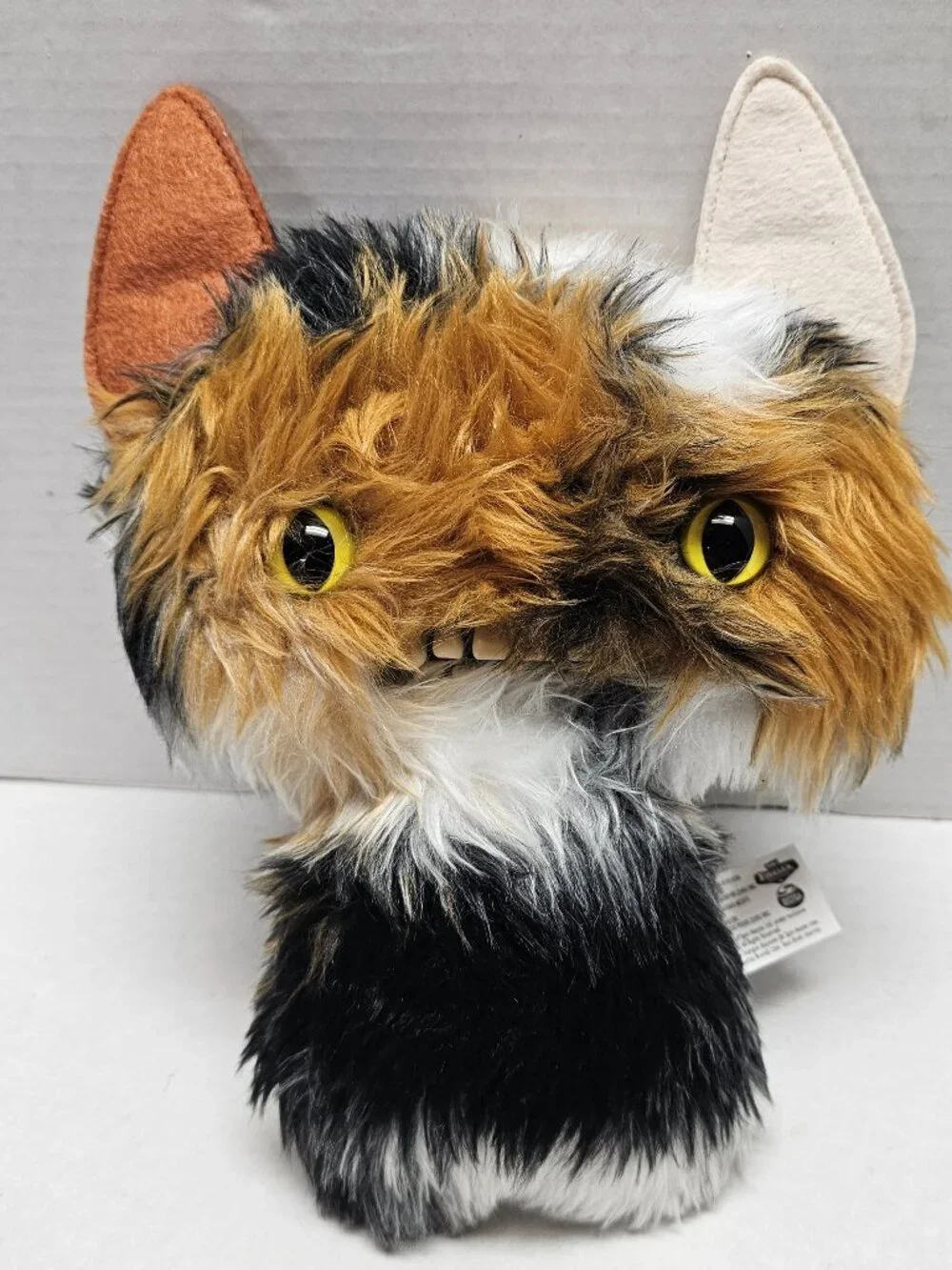 Brown Black White Zuru Fuggler Butt Ugly Monster Pets Plush Teeth Rare GrafWu